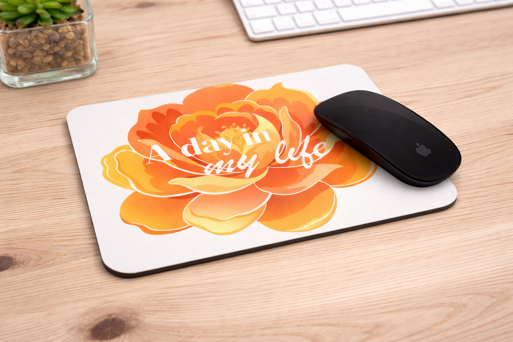Floral Peony Mouse Pad