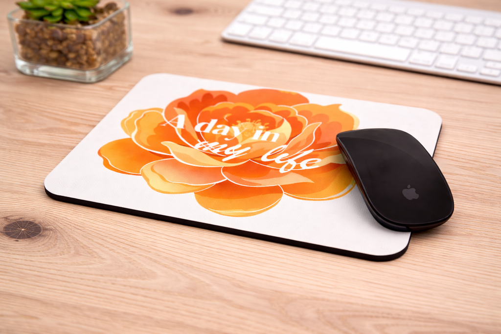 Floral Peony Mouse Pad