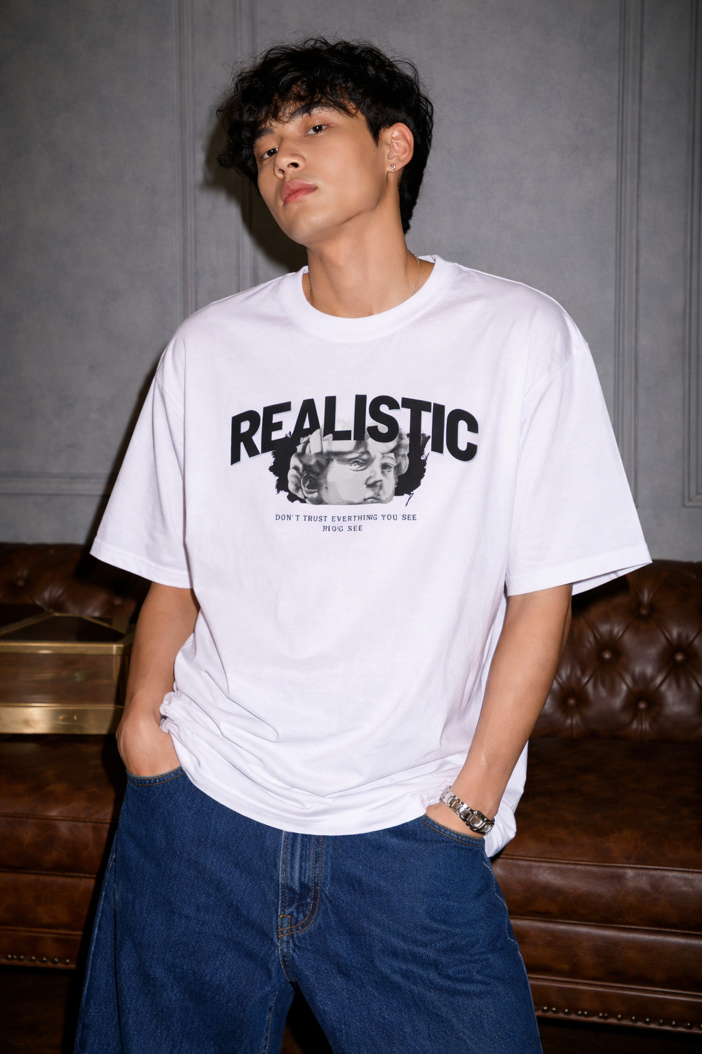 Lost in Time – Found Myself Oversized T-Shirt