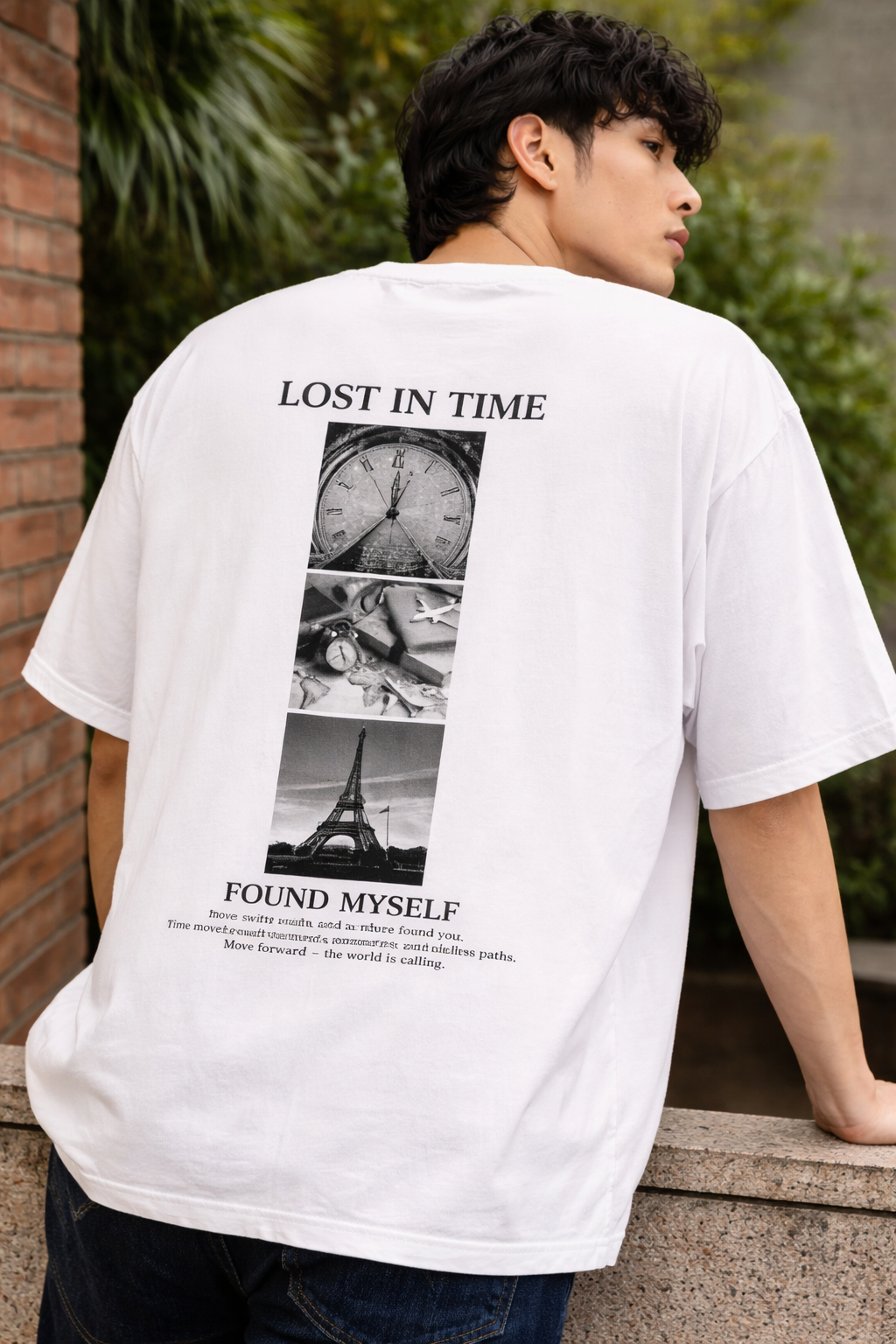 Lost in Time – Found Myself Oversized T-Shirt